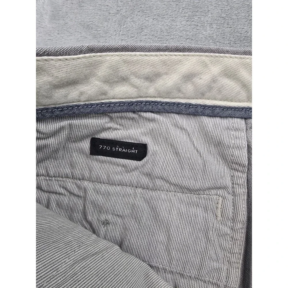 J.Crew 770 Straight Chino Pants Men's Size 32x32 Gray Stretch Casual Trousers